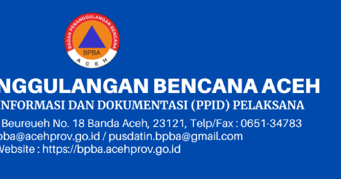 BADAN PENANGGULANGAN BENCANA ACEH