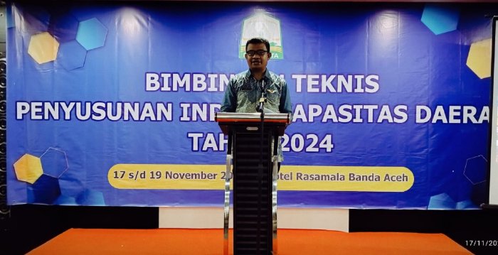 BPBA Adakan Bimtek Penyusunan Indeks Kapasitas Daerah Tahun 2024